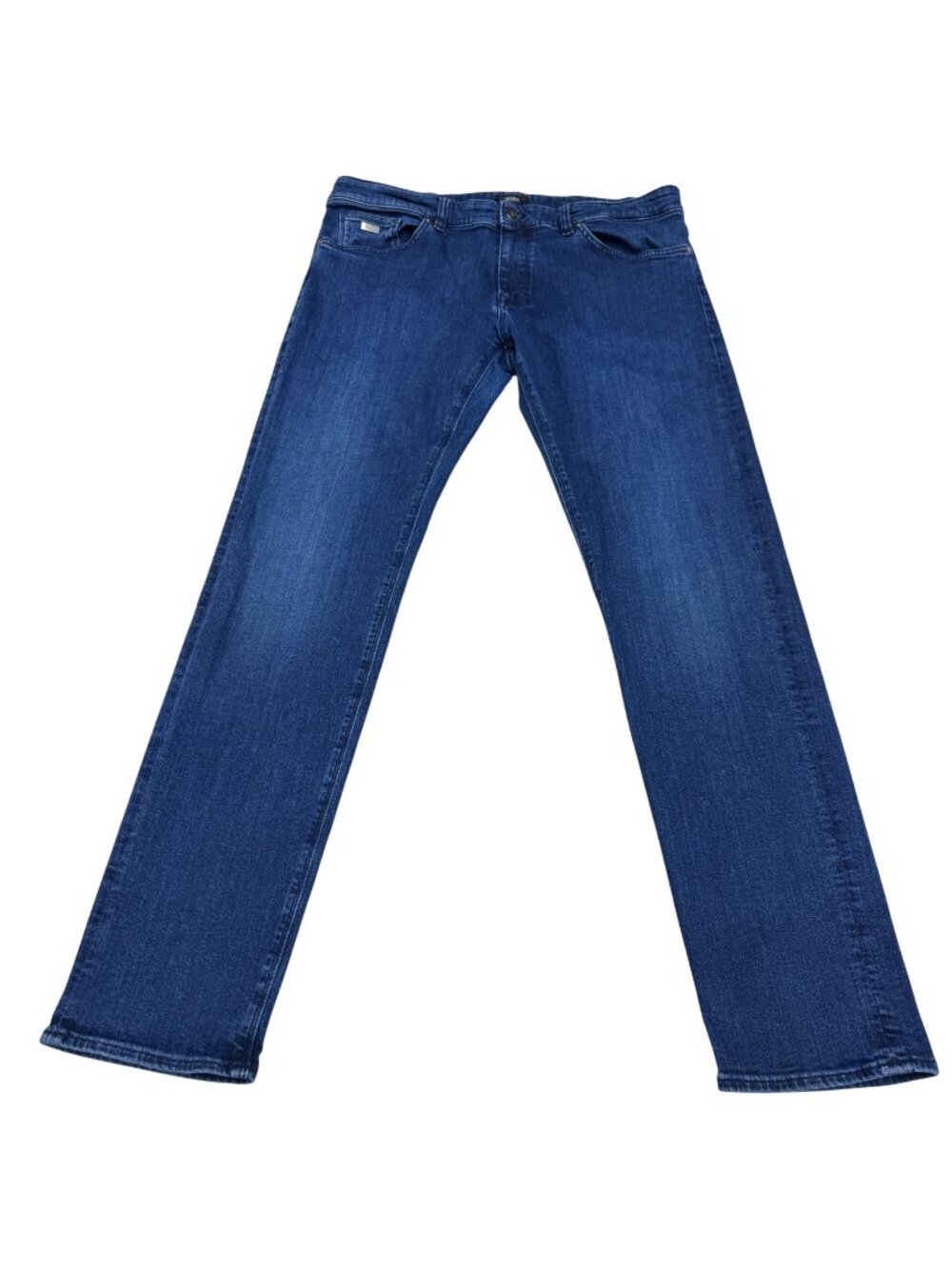 Boss Hugo Boss Maine Regular Fit Blue Jean Men's Stretch Denim Pants, Sz 36/32